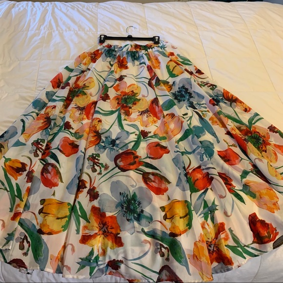Truly 4 You Dresses & Skirts - Women’s Floral Maxi Long Skirt